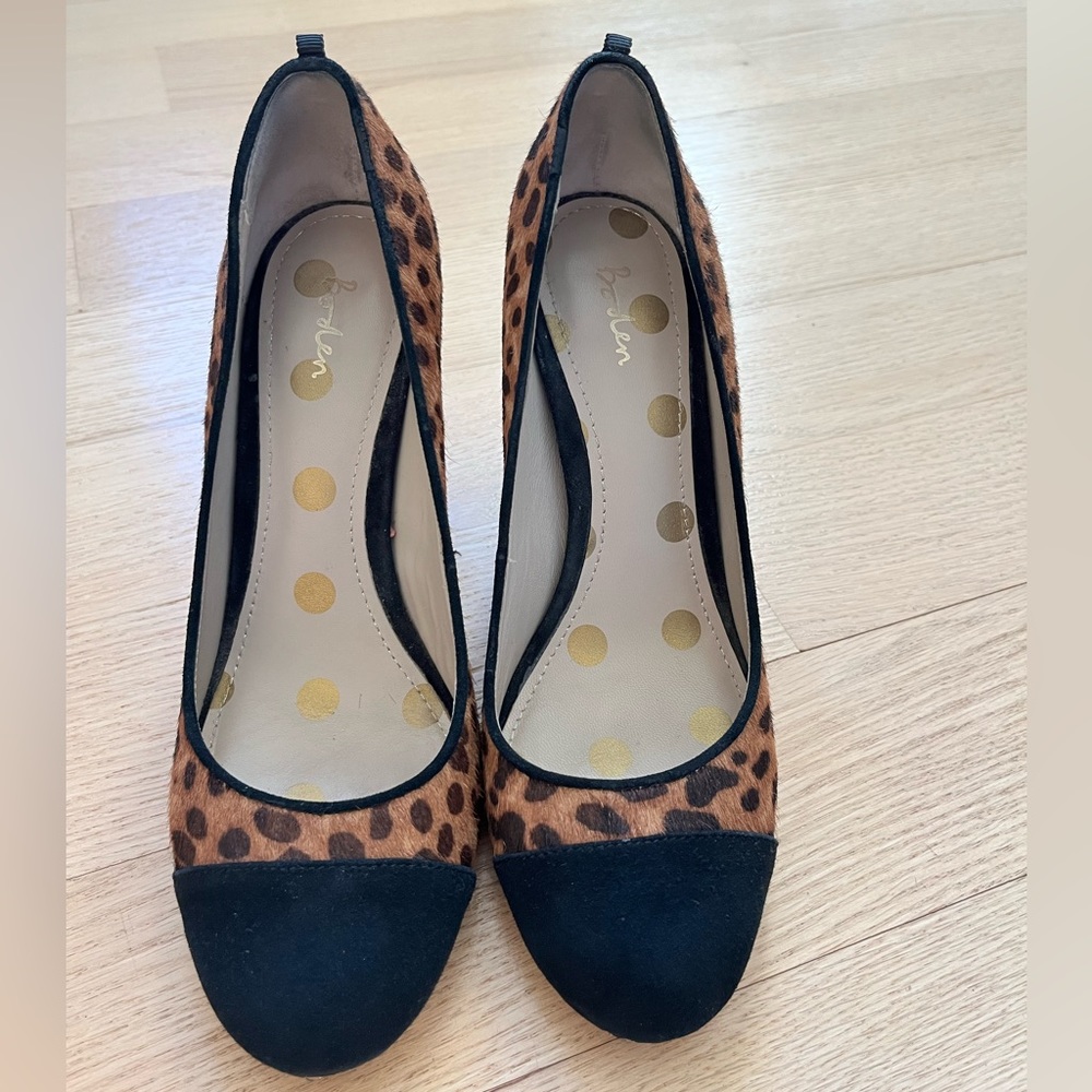 Gently used Boden Lisbeth Heels, size 37 (6.5 US)